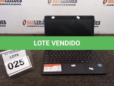 LOTE 025 - 01 NOTEBOOK 16GB TELA 11.6’’ COM FONTE. (NO ESTADO) ATENÇÃO! FAZER A VISITAÇÃO ANTES DE ARREMATAR, NÃO SABEMOS SE FUNCIONA, LEILÃO NÃO TEM GARANTIA E NEM DEVOLUÇÃO, SUJEITO A POSSÍVEIS AVARIAS VISÍVEIS/OCULTAS E/OU AUSÊNCIA DE COMPONENTES.