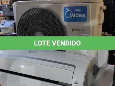 LOTE 284 - 01 AR-CONDICIONADO MARCA MIDEA 12000 BTU/H. (NO ESTADO) ATENÇÃO! FAZER A VISITAÇÃO ANTES DE ARREMATAR, NÃO SABEMOS SE FUNCIONA, LEILÃO NÃO TEM GARANTIA E NEM DEVOLUÇÃO, SUJEITO A POSSÍVEIS AVARIAS VISÍVEIS/OCULTAS E/OU AUSÊNCIA DE COMPONENTES.