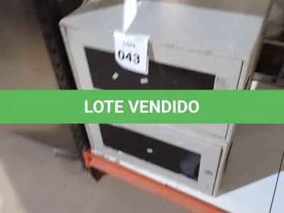 LOTE 043 - 02 MINIS RACKS DE REDE COM PORTA DE ACRÍLICO E FECHADURA. (NO ESTADO) ATENÇÃO! FAZER A VISITAÇÃO ANTES DE ARREMATAR, NÃO SABEMOS SE FUNCIONA, LEILÃO NÃO TEM GARANTIA E NEM DEVOLUÇÃO, SUJEITO A POSSÍVEIS AVARIAS VISÍVEIS/OCULTAS E/OU AUSÊNCIA DE COMPONENTES.