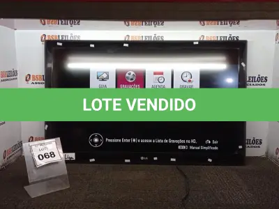 LOTE 068 - 01 TV LCD 42’’ MARCA LG. (NO ESTADO) ATENÇÃO! FAZER A VISITAÇÃO ANTES DE ARREMATAR, NÃO SABEMOS SE FUNCIONA, LEILÃO NÃO TEM GARANTIA E NEM DEVOLUÇÃO, SUJEITO A POSSÍVEIS AVARIAS VISÍVEIS/OCULTAS E/OU AUSÊNCIA DE COMPONENTES.