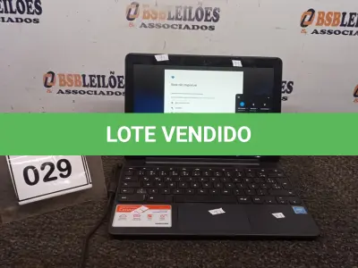 LOTE 029 - 01 NOTEBOOK 16GB TELA 11.6’’ COM FONTE. (NO ESTADO) ATENÇÃO! FAZER A VISITAÇÃO ANTES DE ARREMATAR, NÃO SABEMOS SE FUNCIONA, LEILÃO NÃO TEM GARANTIA E NEM DEVOLUÇÃO, SUJEITO A POSSÍVEIS AVARIAS VISÍVEIS/OCULTAS E/OU AUSÊNCIA DE COMPONENTES.