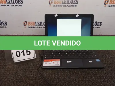 LOTE 015 - 01 NOTEBOOK 16GB TELA 11.6’’. (NO ESTADO) ATENÇÃO! FAZER A VISITAÇÃO ANTES DE ARREMATAR, NÃO SABEMOS SE FUNCIONA, LEILÃO NÃO TEM GARANTIA E NEM DEVOLUÇÃO, SUJEITO A POSSÍVEIS AVARIAS VISÍVEIS/OCULTAS E/OU AUSÊNCIA DE COMPONENTES.