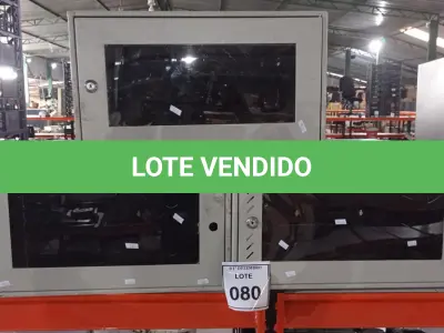 LOTE 080 - 03 MINIS RACK DE REDE COM PORTA DE ACRÍLICO E FECHADURA. (NO ESTADO) ATENÇÃO! FAZER A VISITAÇÃO ANTES DE ARREMATAR, NÃO SABEMOS SE FUNCIONA, LEILÃO NÃO TEM GARANTIA E NEM DEVOLUÇÃO, SUJEITO A POSSÍVEIS AVARIAS VISÍVEIS/OCULTAS E/OU AUSÊNCIA DE COMPONENTES.