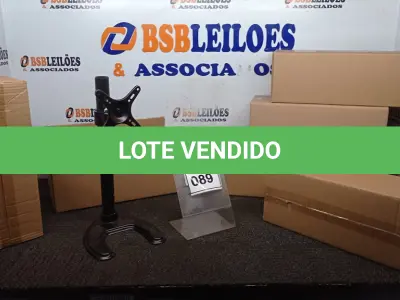 LOTE 089 - 01 CAIXA COM 06 SUPORTES PARA MONITORES MARCA DATEN. (NO ESTADO) ATENÇÃO! FAZER A VISITAÇÃO ANTES DE ARREMATAR, NÃO SABEMOS SE FUNCIONA, LEILÃO NÃO TEM GARANTIA E NEM DEVOLUÇÃO, SUJEITO A POSSÍVEIS AVARIAS VISÍVEIS/OCULTAS E/OU AUSÊNCIA DE COMPONENTES.