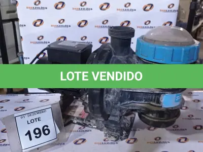 LOTE 196 - 01 MOTOR DE INDUÇÃO MONOFÁSICO. (NO ESTADO) ATENÇÃO! FAZER A VISITAÇÃO ANTES DE ARREMATAR, NÃO SABEMOS SE FUNCIONA, LEILÃO NÃO TEM GARANTIA E NEM DEVOLUÇÃO, SUJEITO A POSSÍVEIS AVARIAS VISÍVEIS/OCULTAS E/OU AUSÊNCIA DE COMPONENTES.