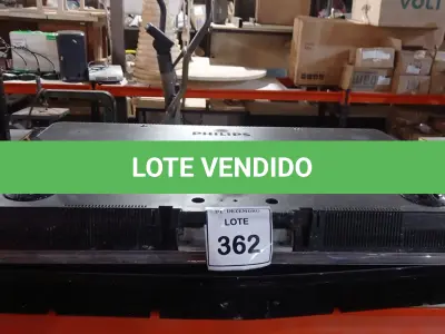 LOTE 362 - 01 TV LCD 40’’ MARCA SAMSUNG E 01 TV LCD 42’’ MARCA PHILIPS. (NO ESTADO) ATENÇÃO! FAZER A VISITAÇÃO ANTES DE ARREMATAR, NÃO SABEMOS SE FUNCIONA, LEILÃO NÃO TEM GARANTIA E NEM DEVOLUÇÃO, SUJEITO A POSSÍVEIS AVARIAS VISÍVEIS/OCULTAS E/OU AUSÊNCIA DE COMPONENTES.