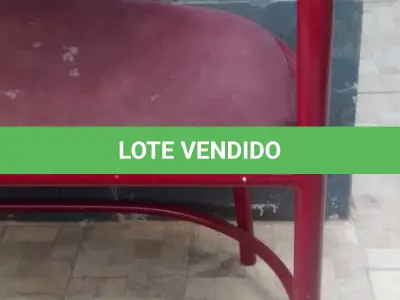 LOTE 109 - 01 LOTE COM BANCO DE FERRO COM CM DE COMPRIMENTO. (NO ESTADO) ATENÇÃO! FAZER A VISITAÇÃO ANTES DE ARREMATAR, NÃO SABEMOS SE FUNCIONA, LEILÃO NÃO TEM GARANTIA E NEM DEVOLUÇÃO, SUJEITO A POSSÍVEIS AVARIAS VISÍVEIS/OCULTAS E/OU AUSÊNCIA DE COMPONENTES.