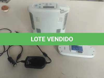 LOTE 363 - 01 CONCENTRADOR DE OXIGÊNIO PORTÁTIL USADO INOGEN PARADO HÁ MUITO TEMPO SEM USO. (NO ESTADO) ATENÇÃO! FAZER A VISITAÇÃO ANTES DE ARREMATAR, NÃO SABEMOS SE FUNCIONA, LEILÃO NÃO TEM GARANTIA E NEM DEVOLUÇÃO, SUJEITO A POSSÍVEIS AVARIAS VISÍVEIS/OCULTAS E/OU AUSÊNCIA DE COMPONENTES.