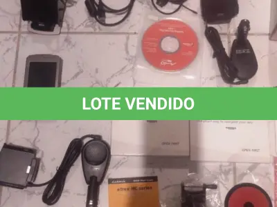 LOTE 388 - 01 GPS GARMIN IQ M5 USADO UMA ÚNICA VEZ E FOI GUARDADO. (NO ESTADO) ATENÇÃO! FAZER A VISITAÇÃO ANTES DE ARREMATAR, NÃO SABEMOS SE FUNCIONA, LEILÃO NÃO TEM GARANTIA E NEM DEVOLUÇÃO, SUJEITO A POSSÍVEIS AVARIAS VISÍVEIS/OCULTAS E/OU AUSÊNCIA DE COMPONENTES.