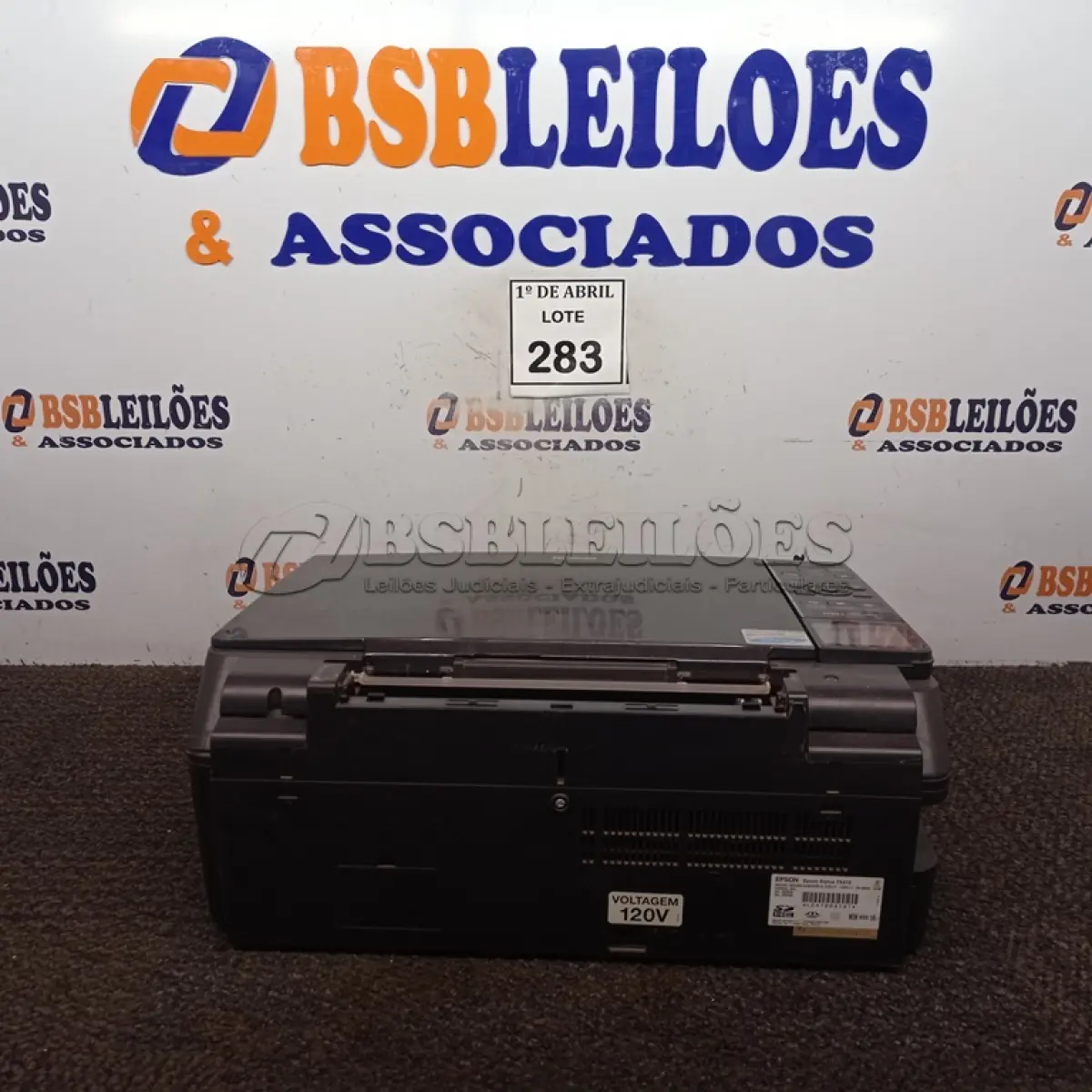 LOTE 283 - 01 IMPRESSORA EPSON TX410. (NO ESTADO) ATENÇÃO! FAZER A VISITAÇÃO ANTES DE ARREMATAR, NÃO SABEMOS SE FUNCIONA. LEILÃO NÃO TEM GARANTIA E NEM DEVOLUÇÃO, SUJEITO A POSSÍVEIS AVARIAS VISÍVEIS/OCULTAS E/OU AUSÊNCIA DE COMPONENTES.