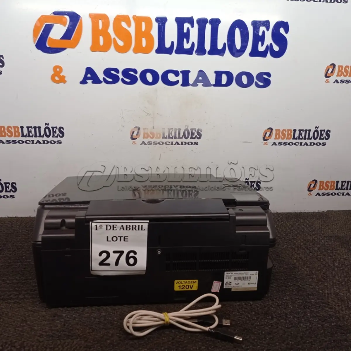 LOTE 276 - 01 IMPRESSORA EPSON TX410. (NO ESTADO) ATENÇÃO! FAZER A VISITAÇÃO ANTES DE ARREMATAR, NÃO SABEMOS SE FUNCIONA. LEILÃO NÃO TEM GARANTIA E NEM DEVOLUÇÃO, SUJEITO A POSSÍVEIS AVARIAS VISÍVEIS/OCULTAS E/OU AUSÊNCIA DE COMPONENTES.