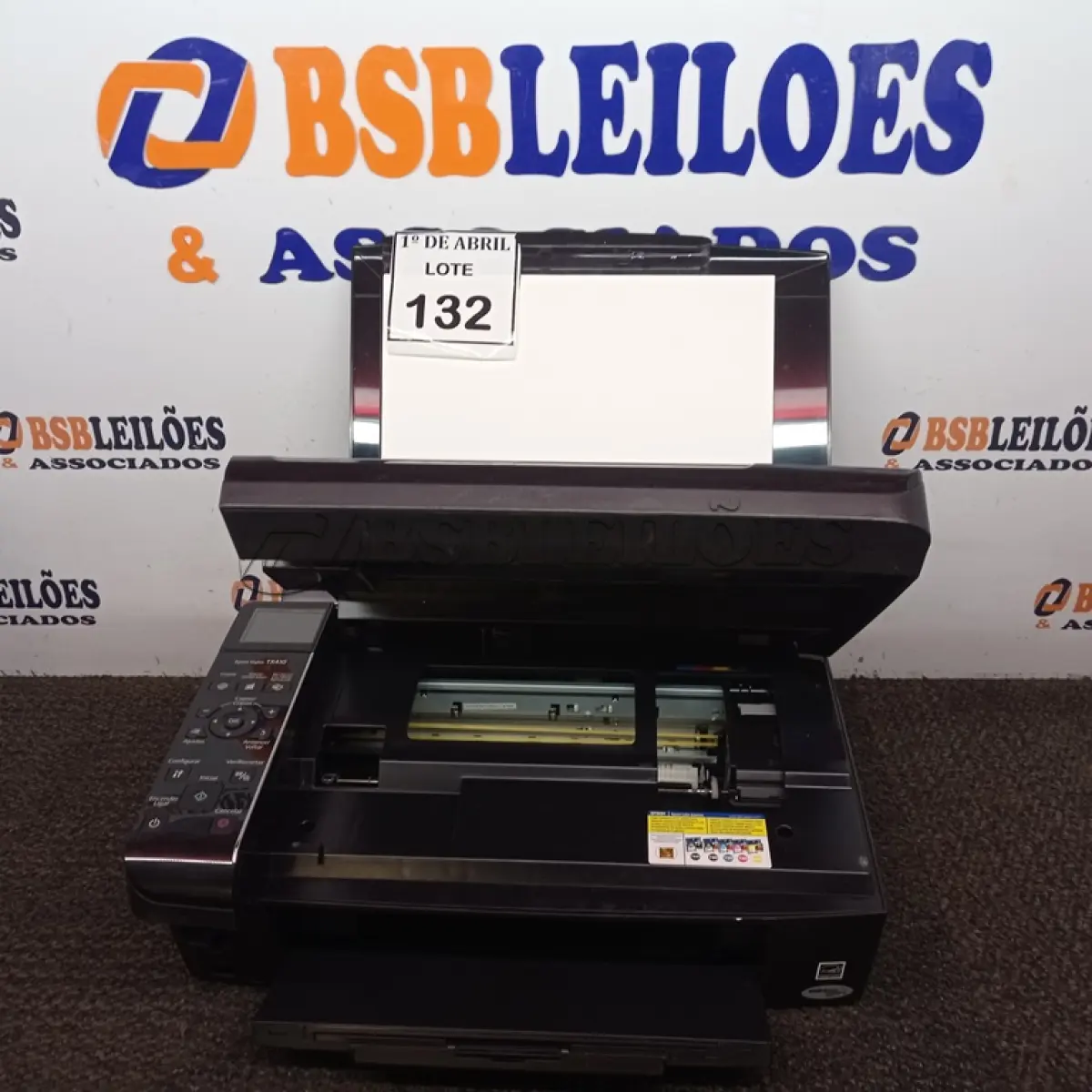 LOTE 132 - 01 IMPRESSORA EPSON TX410. (NO ESTADO) ATENÇÃO! FAZER A VISITAÇÃO ANTES DE ARREMATAR, NÃO SABEMOS SE FUNCIONA. LEILÃO NÃO TEM GARANTIA E NEM DEVOLUÇÃO, SUJEITO A POSSÍVEIS AVARIAS VISÍVEIS/OCULTAS E/OU AUSÊNCIA DE COMPONENTES.