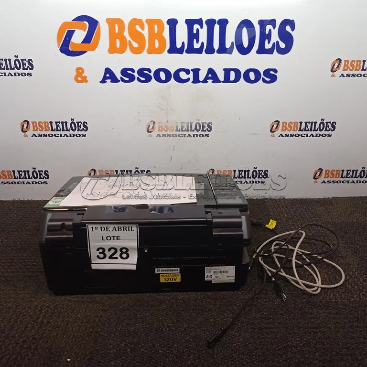 LOTE 328 - 01 IMPRESSORA EPSON TX410. (NO ESTADO) ATENÇÃO! FAZER A VISITAÇÃO ANTES DE ARREMATAR, NÃO SABEMOS SE FUNCIONA. LEILÃO NÃO TEM GARANTIA E NEM DEVOLUÇÃO, SUJEITO A POSSÍVEIS AVARIAS VISÍVEIS/OCULTAS E/OU AUSÊNCIA DE COMPONENTES.