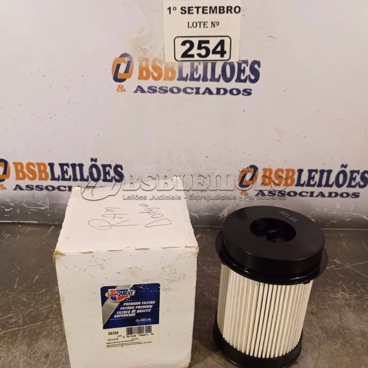 LOTE 254 - 01 FILTRO DE COMBUSTÍVEL DA DODGE RAM 6.7. (NO ESTADO) ATENÇÃO! FAZER A VISITAÇÃO ANTES DE ARREMATAR, NÃO SABEMOS SE FUNCIONA. LEILÃO NÃO TEM GARANTIA E NEM DEVOLUÇÃO, SUJEITO A POSSÍVEIS AVARIAS VISÍVEIS/OCULTAS E/OU AUSÊNCIA DE COMPONENTES.