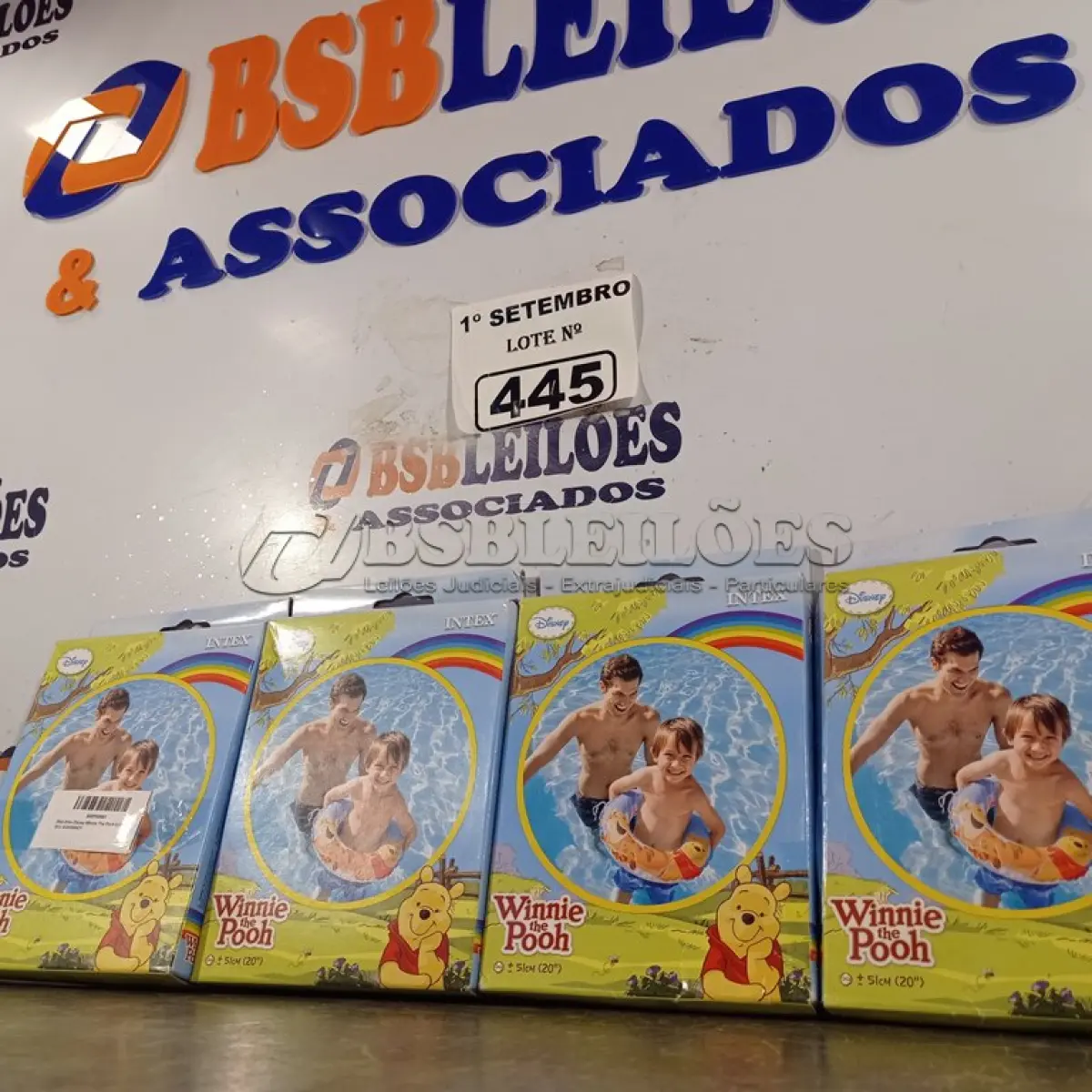 LOTE 445 - 04 BOIAS INFANTIL. (NO ESTADO) ATENÇÃO! FAZER A VISITAÇÃO ANTES DE ARREMATAR, NÃO SABEMOS SE FUNCIONA. LEILÃO NÃO TEM GARANTIA E NEM DEVOLUÇÃO, SUJEITO A POSSÍVEIS AVARIAS VISÍVEIS/OCULTAS E/OU AUSÊNCIA DE COMPONENTES.