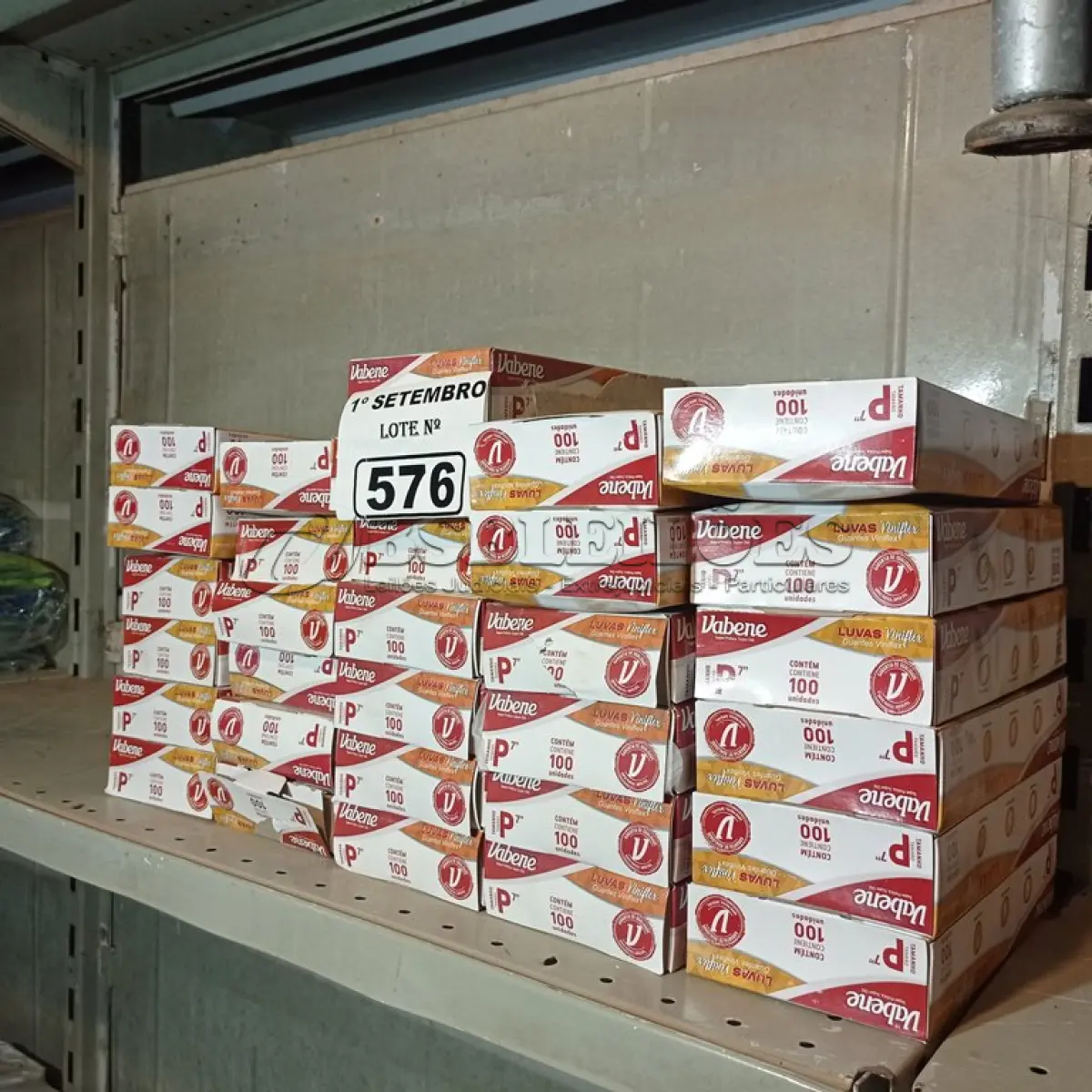 LOTE 576 - 01 LOTE COM GRANDE QUANTIDADE DE LUVAS VINIFLEX TAMANHO “P”. (NO ESTADO) ATENÇÃO! FAZER A VISITAÇÃO ANTES DE ARREMATAR, NÃO SABEMOS SE FUNCIONA. LEILÃO NÃO TEM GARANTIA E NEM DEVOLUÇÃO, SUJEITO A POSSÍVEIS AVARIAS VISÍVEIS/OCULTAS E/OU AUSÊNCIA DE COMPONENTES.