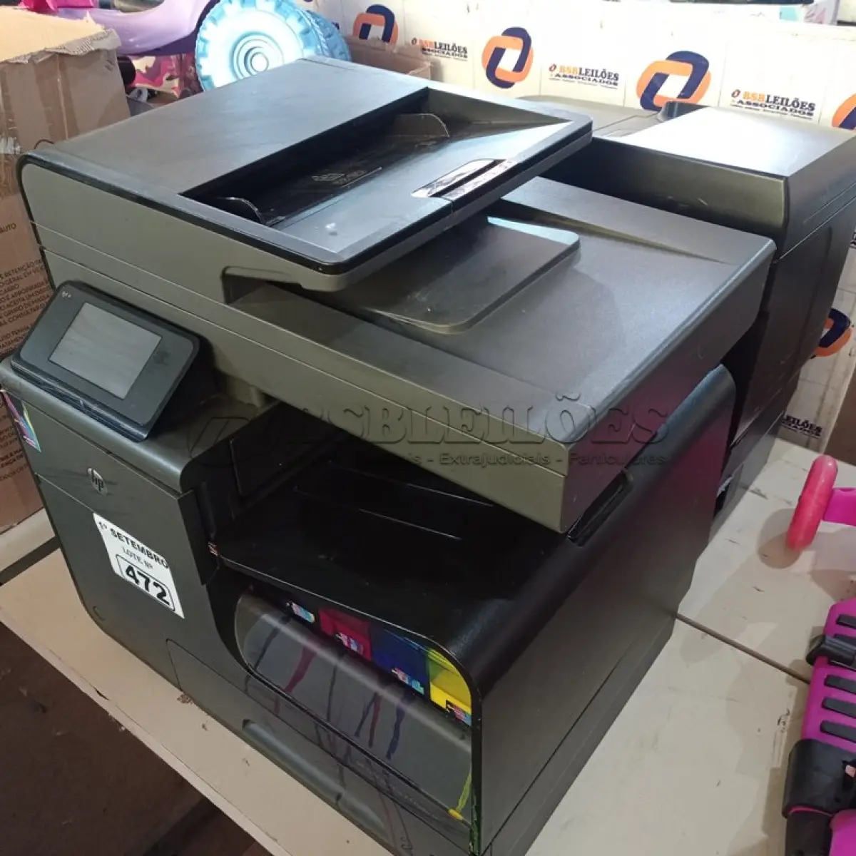 LOTE 472 - 03 IMPRESSORAS SENDO 01 MULTIFUNCIONAL MARCA HP. (NO ESTADO) ATENÇÃO! FAZER A VISITAÇÃO ANTES DE ARREMATAR, NÃO SABEMOS SE FUNCIONA. LEILÃO NÃO TEM GARANTIA E NEM DEVOLUÇÃO, SUJEITO A POSSÍVEIS AVARIAS VISÍVEIS/OCULTAS E/OU AUSÊNCIA DE COMPONENTES.
