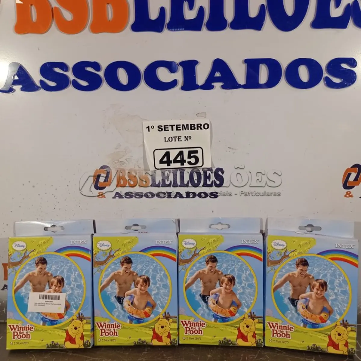 LOTE 445 - 04 BOIAS INFANTIL. (NO ESTADO) ATENÇÃO! FAZER A VISITAÇÃO ANTES DE ARREMATAR, NÃO SABEMOS SE FUNCIONA. LEILÃO NÃO TEM GARANTIA E NEM DEVOLUÇÃO, SUJEITO A POSSÍVEIS AVARIAS VISÍVEIS/OCULTAS E/OU AUSÊNCIA DE COMPONENTES.