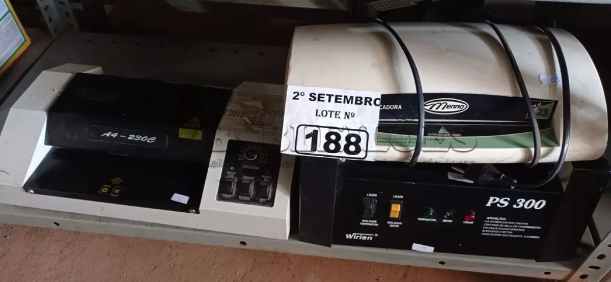LOTE 188 - 03 SELADORA MARCAS E MODELOS DIVERSOS. (NO ESTADO) ATENÇÃO! FAZER A VISITAÇÃO ANTES DE ARREMATAR, NÃO SABEMOS SE FUNCIONA. LEILÃO NÃO TEM GARANTIA E NEM DEVOLUÇÃO, SUJEITO A POSSÍVEIS AVARIAS VISÍVEIS/OCULTAS E/OU AUSÊNCIA DE COMPONENTES.