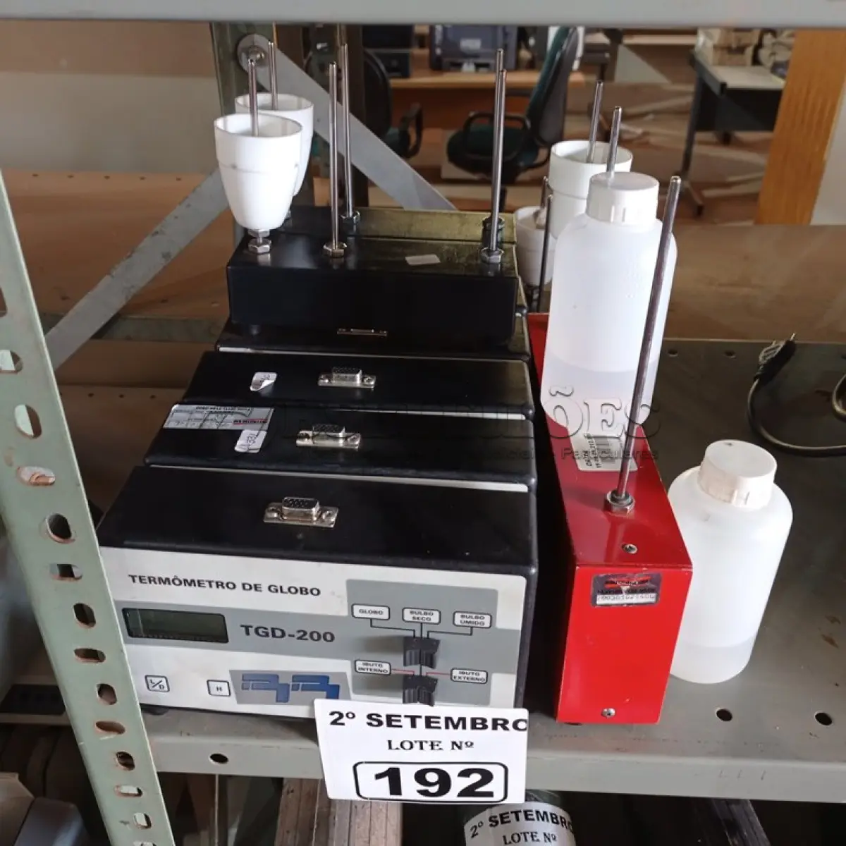LOTE 192 - 01 MEDIDOR DE STRESS TÉRMICO INCOMPLETO. (NO ESTADO) ATENÇÃO! FAZER A VISITAÇÃO ANTES DE ARREMATAR, NÃO SABEMOS SE FUNCIONA. LEILÃO NÃO TEM GARANTIA E NEM DEVOLUÇÃO, SUJEITO A POSSÍVEIS AVARIAS VISÍVEIS/OCULTAS E/OU AUSÊNCIA DE COMPONENTES.