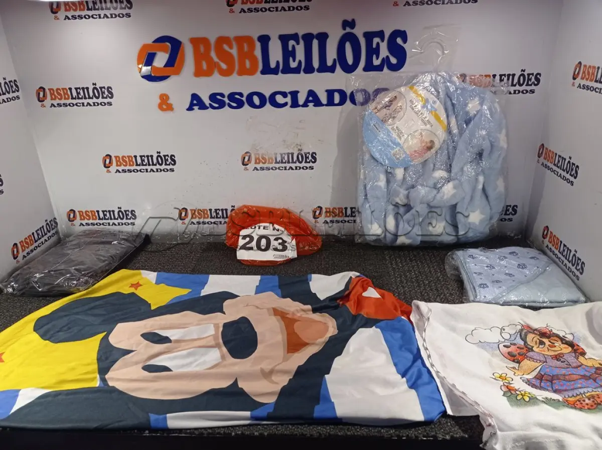 LOTE 203 - 10 – ITENS DE ENXOVAL DIVERSOS (NO ESTADO, NÃO SABEMOS SE FUNCIONA. LEILÃO NÃO TEM GARANTIA E NEM DEVOLUÇÃO, SUJEITO A POSSÍVEIS AVARIAS VISÍVEIS/OCULTAS E/OU AUSÊNCIA DE COMPONENTES)