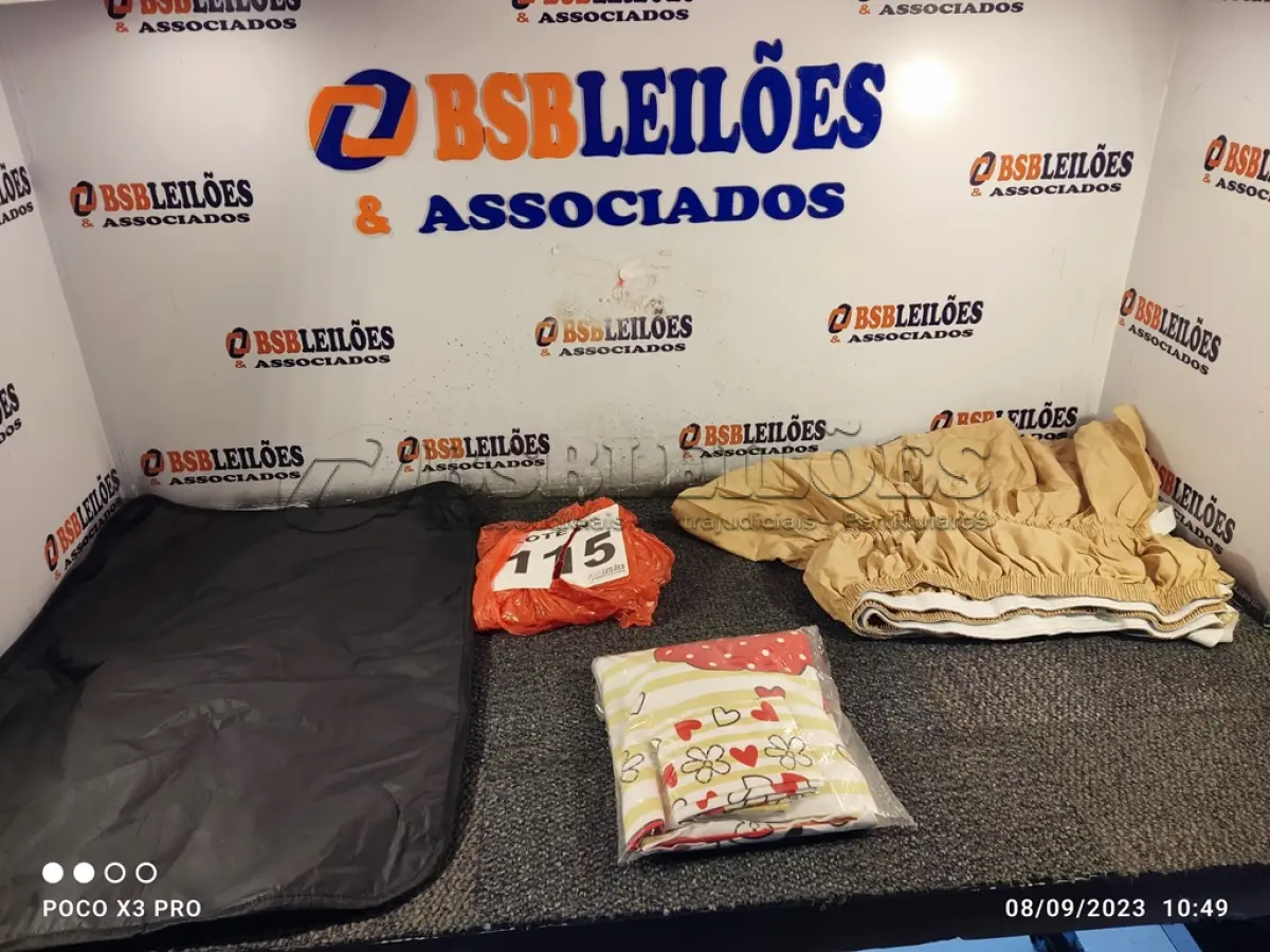 LOTE 115 - 10 – ITENS DE ENXOVAL DIVERSOS (NO ESTADO, NÃO SABEMOS SE FUNCIONA. LEILÃO NÃO TEM GARANTIA E NEM DEVOLUÇÃO, SUJEITO A POSSÍVEIS AVARIAS VISÍVEIS/OCULTAS E/OU AUSÊNCIA DE COMPONENTES)