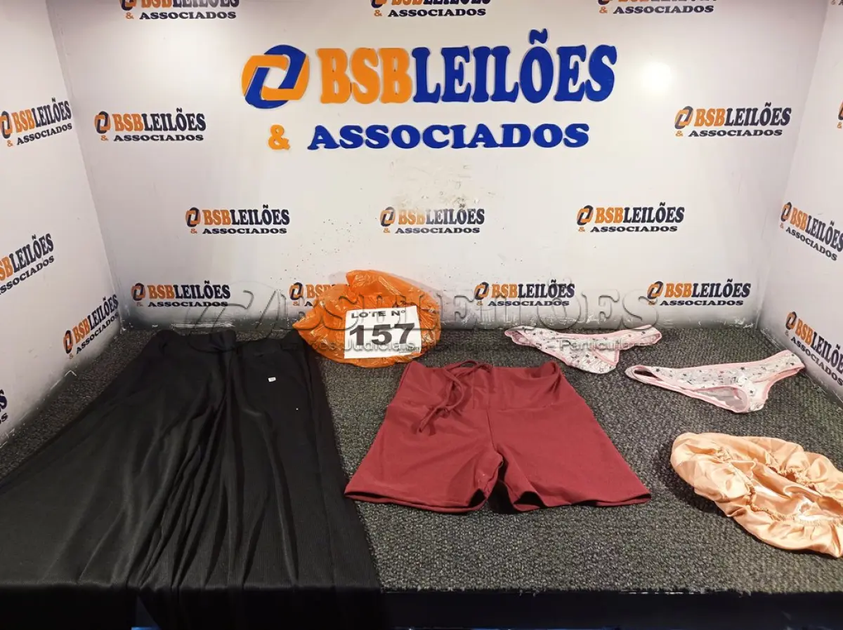 LOTE 157 - 12 – PEÇAS DE ROUPAS FEMININAS DIVERSAS (NO ESTADO, NÃO SABEMOS SE FUNCIONA. LEILÃO NÃO TEM GARANTIA E NEM DEVOLUÇÃO, SUJEITO A POSSÍVEIS AVARIAS VISÍVEIS/OCULTAS E/OU AUSÊNCIA DE COMPONENTES)