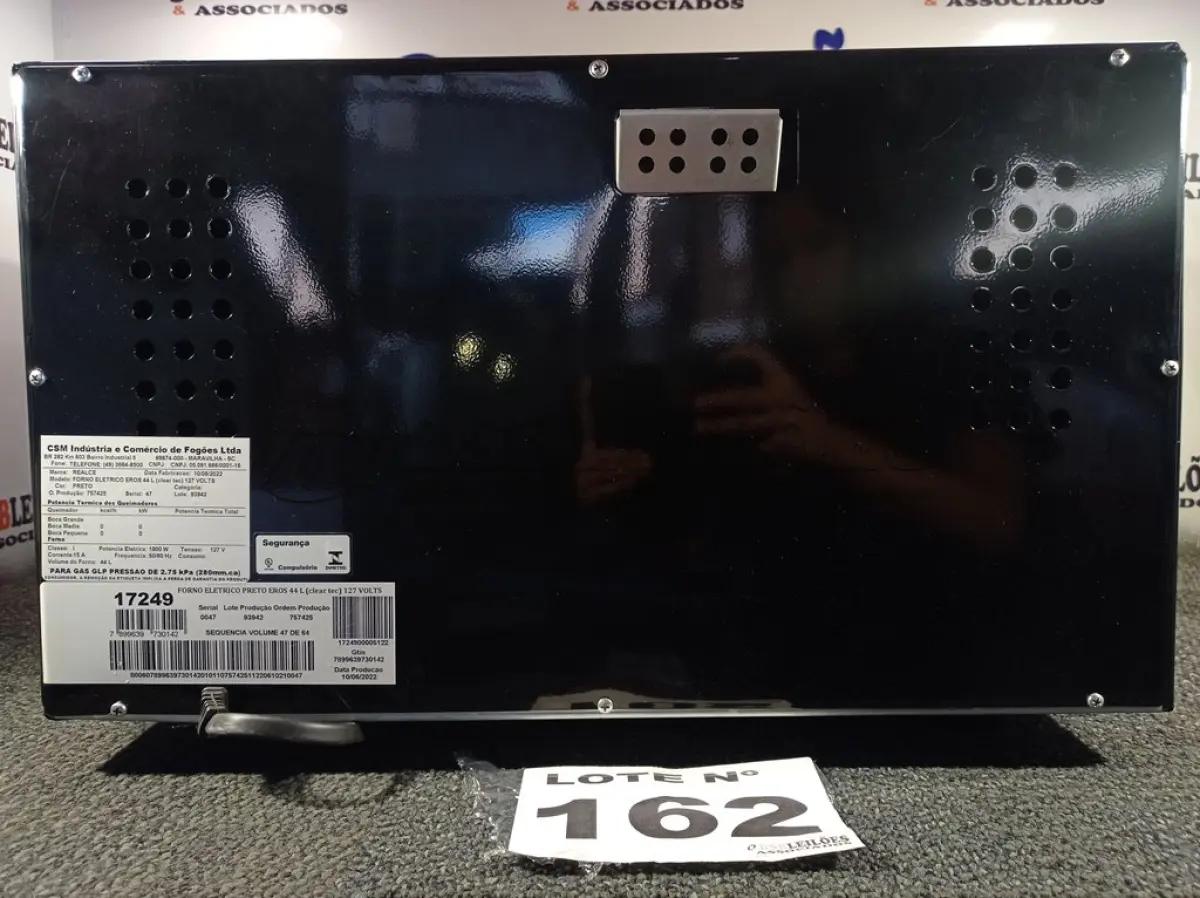 LOTE 162 - 01 - FORNO ELÉTRICO DE BANCADA 44L TIMER E TECNOLOGIA CLEARTEC REALCE EROS (NO ESTADO, NÃO SABEMOS SE FUNCIONA. LEILÃO NÃO TEM GARANTIA E NEM DEVOLUÇÃO, SUJEITO A POSSÍVEIS AVARIAS VISÍVEIS/OCULTAS E/OU AUSÊNCIA DE COMPONENTES)