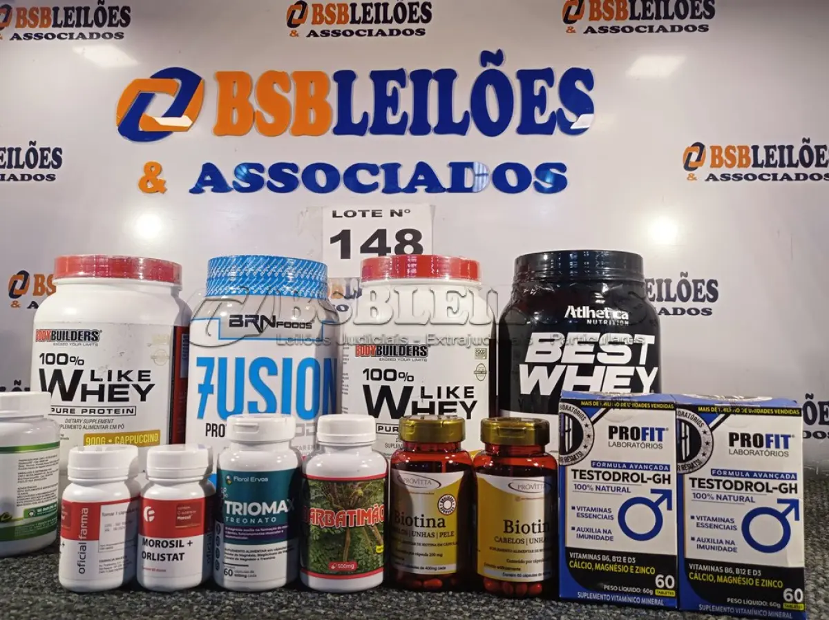 LOTE 148 - 19 – SUPLEMENTOS DIVERSOS (NO ESTADO, NÃO SABEMOS SE FUNCIONA. LEILÃO NÃO TEM GARANTIA E NEM DEVOLUÇÃO, SUJEITO A POSSÍVEIS AVARIAS VISÍVEIS/OCULTAS E/OU AUSÊNCIA DE COMPONENTES)
