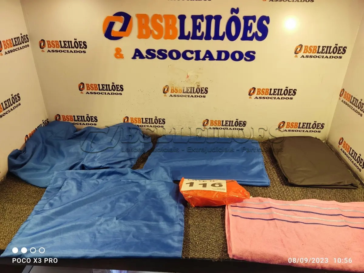 LOTE 116 - 10 – ITENS DE ENXOVAL DIVERSOS (NO ESTADO, NÃO SABEMOS SE FUNCIONA. LEILÃO NÃO TEM GARANTIA E NEM DEVOLUÇÃO, SUJEITO A POSSÍVEIS AVARIAS VISÍVEIS/OCULTAS E/OU AUSÊNCIA DE COMPONENTES)
