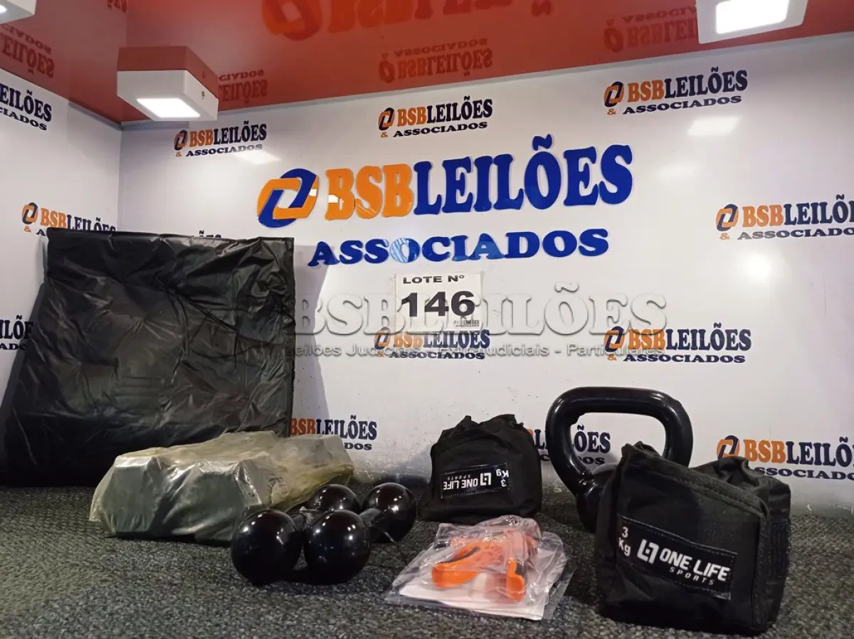 LOTE 146 - 09 – ITENS DE EXERCÍCIOS (NO ESTADO, NÃO SABEMOS SE FUNCIONA. LEILÃO NÃO TEM GARANTIA E NEM DEVOLUÇÃO, SUJEITO A POSSÍVEIS AVARIAS VISÍVEIS/OCULTAS E/OU AUSÊNCIA DE COMPONENTES)