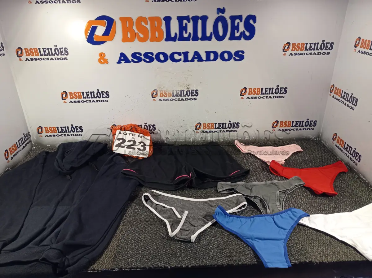 LOTE 223 - 15 – PEÇAS DE ROUPAS FEMININAS DIVERSAS (NO ESTADO, NÃO SABEMOS SE FUNCIONA. LEILÃO NÃO TEM GARANTIA E NEM DEVOLUÇÃO, SUJEITO A POSSÍVEIS AVARIAS VISÍVEIS/OCULTAS E/OU AUSÊNCIA DE COMPONENTES)