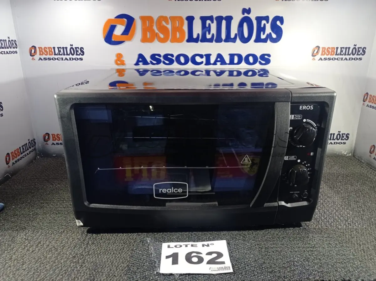 LOTE 162 - 01 - FORNO ELÉTRICO DE BANCADA 44L TIMER E TECNOLOGIA CLEARTEC REALCE EROS (NO ESTADO, NÃO SABEMOS SE FUNCIONA. LEILÃO NÃO TEM GARANTIA E NEM DEVOLUÇÃO, SUJEITO A POSSÍVEIS AVARIAS VISÍVEIS/OCULTAS E/OU AUSÊNCIA DE COMPONENTES)