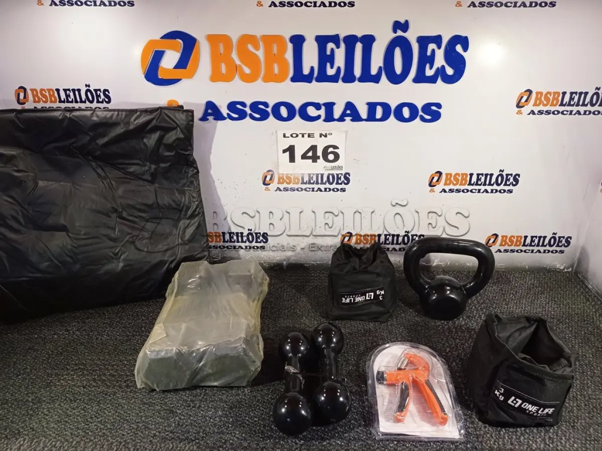LOTE 146 - 09 – ITENS DE EXERCÍCIOS (NO ESTADO, NÃO SABEMOS SE FUNCIONA. LEILÃO NÃO TEM GARANTIA E NEM DEVOLUÇÃO, SUJEITO A POSSÍVEIS AVARIAS VISÍVEIS/OCULTAS E/OU AUSÊNCIA DE COMPONENTES)
