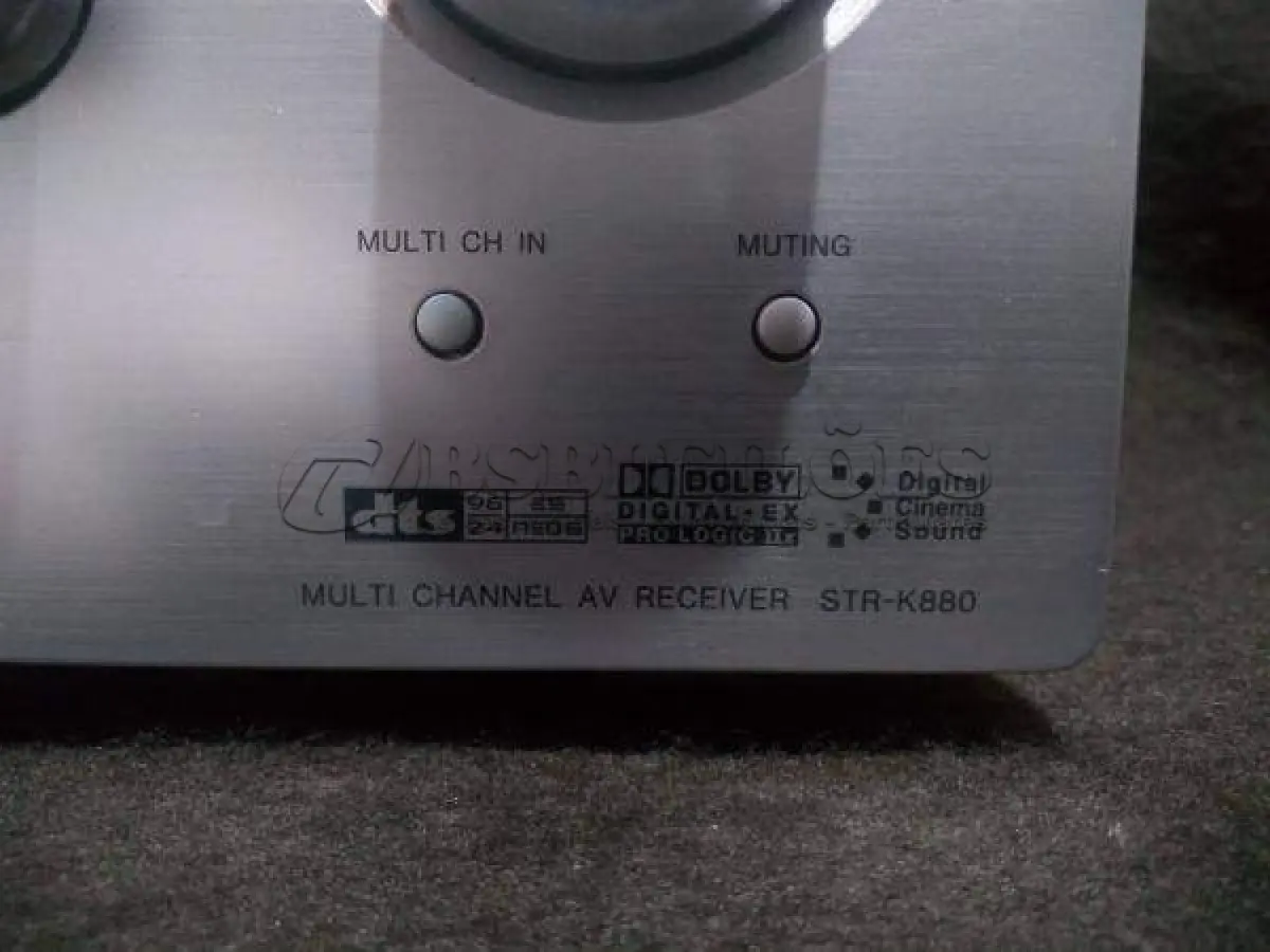 LOTE 009 - RECEIVER E AMPLIFICADOR SONY STR -K880 –SAÍDAS PARA 08 FALANTES MAIS DE 1.000W RMS NÃO FUNCIONA NÃO ESTÁ LIGANDO (NO ESTADO)