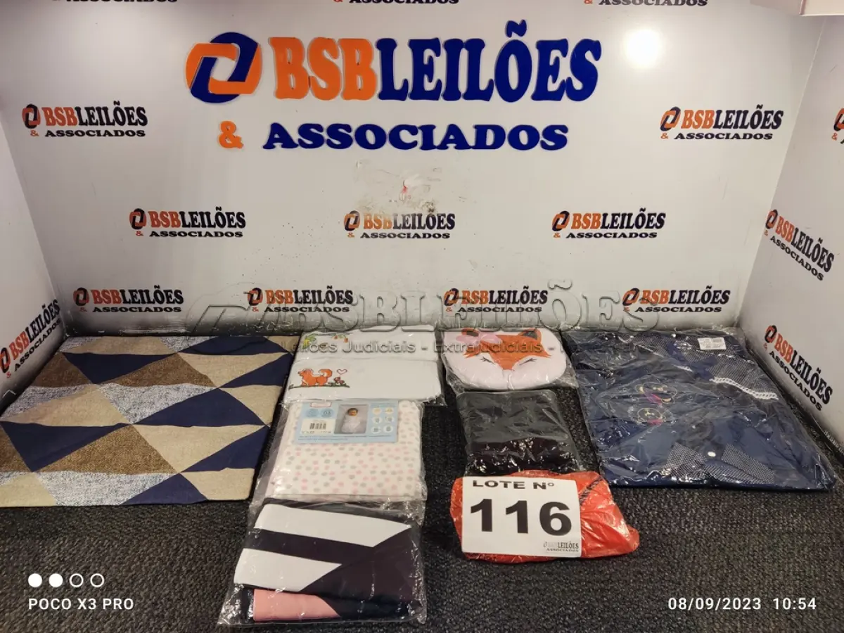 LOTE 116 - 10 – ITENS DE ENXOVAL DIVERSOS (NO ESTADO, NÃO SABEMOS SE FUNCIONA. LEILÃO NÃO TEM GARANTIA E NEM DEVOLUÇÃO, SUJEITO A POSSÍVEIS AVARIAS VISÍVEIS/OCULTAS E/OU AUSÊNCIA DE COMPONENTES)
