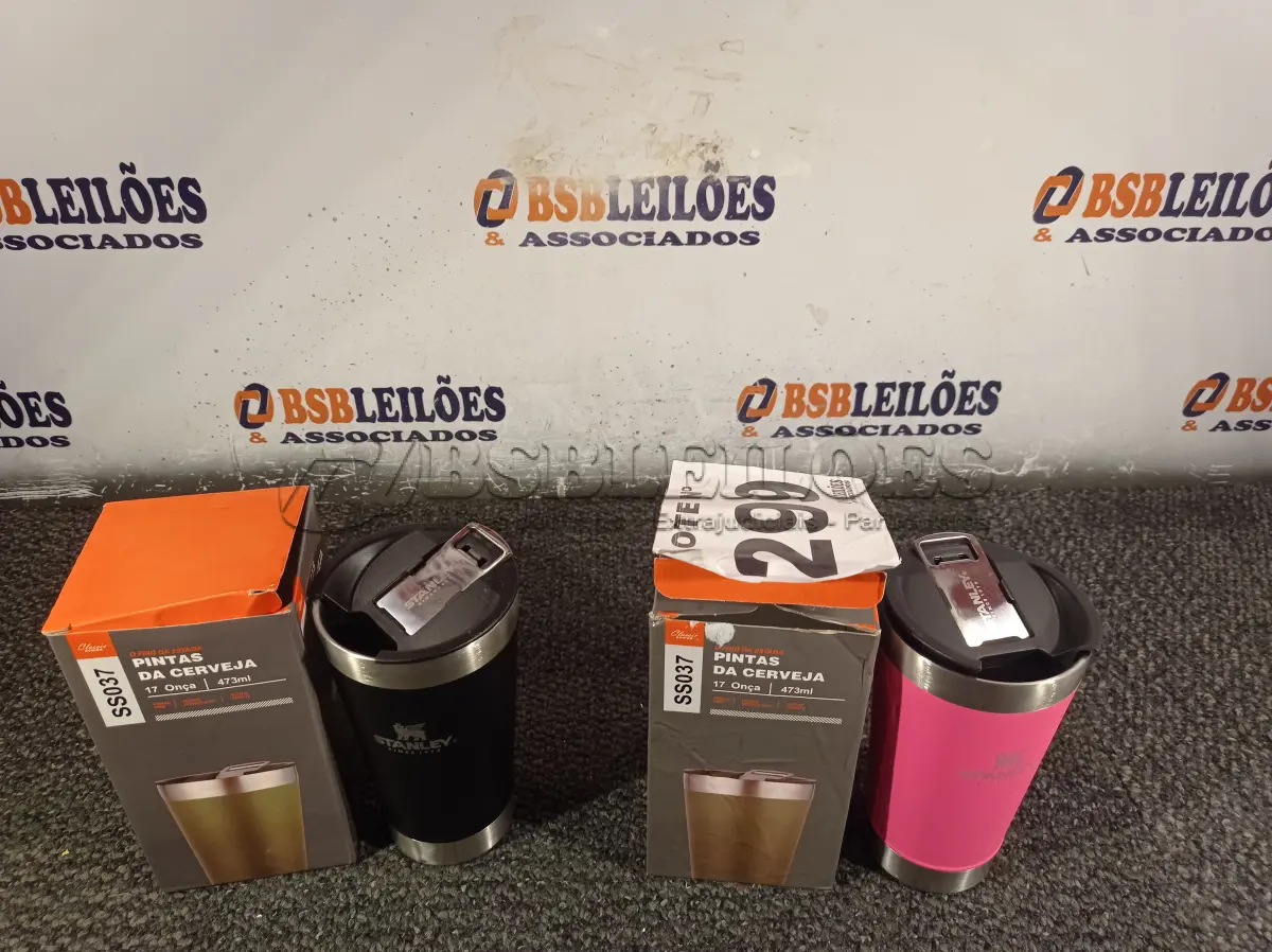 LOTE 299 - 02 – COPOS TÉRMICOS (NO ESTADO, NÃO SABEMOS SE FUNCIONA. LEILÃO NÃO TEM GARANTIA E NEM DEVOLUÇÃO, SUJEITO A POSSÍVEIS AVARIAS VISÍVEIS/OCULTAS E/OU AUSÊNCIA DE COMPONENTES)