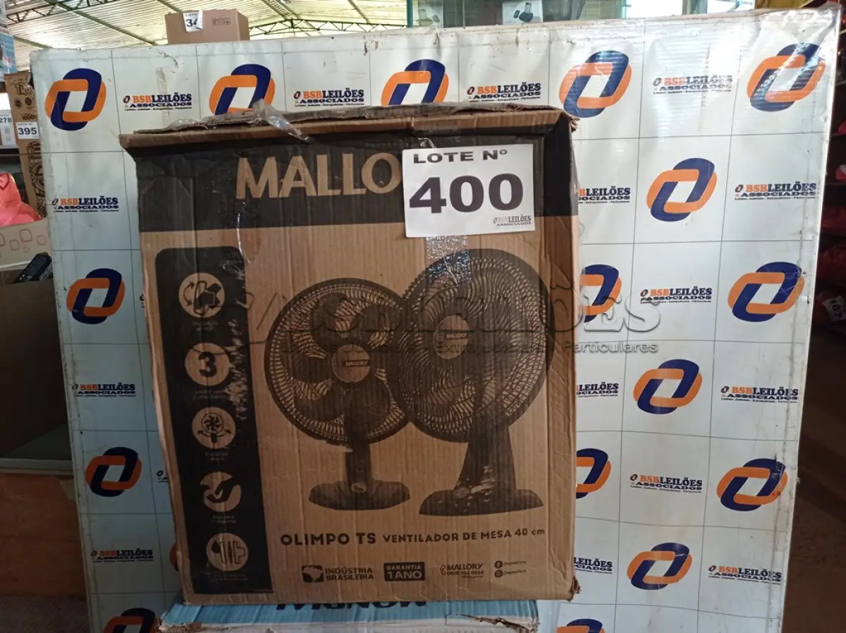 LOTE 400 - 02 – VENTILADORES (NO ESTADO, NÃO SABEMOS SE FUNCIONA. LEILÃO NÃO TEM GARANTIA E NEM DEVOLUÇÃO, SUJEITO A POSSÍVEIS AVARIAS VISÍVEIS/OCULTAS E/OU AUSÊNCIA DE COMPONENTES)