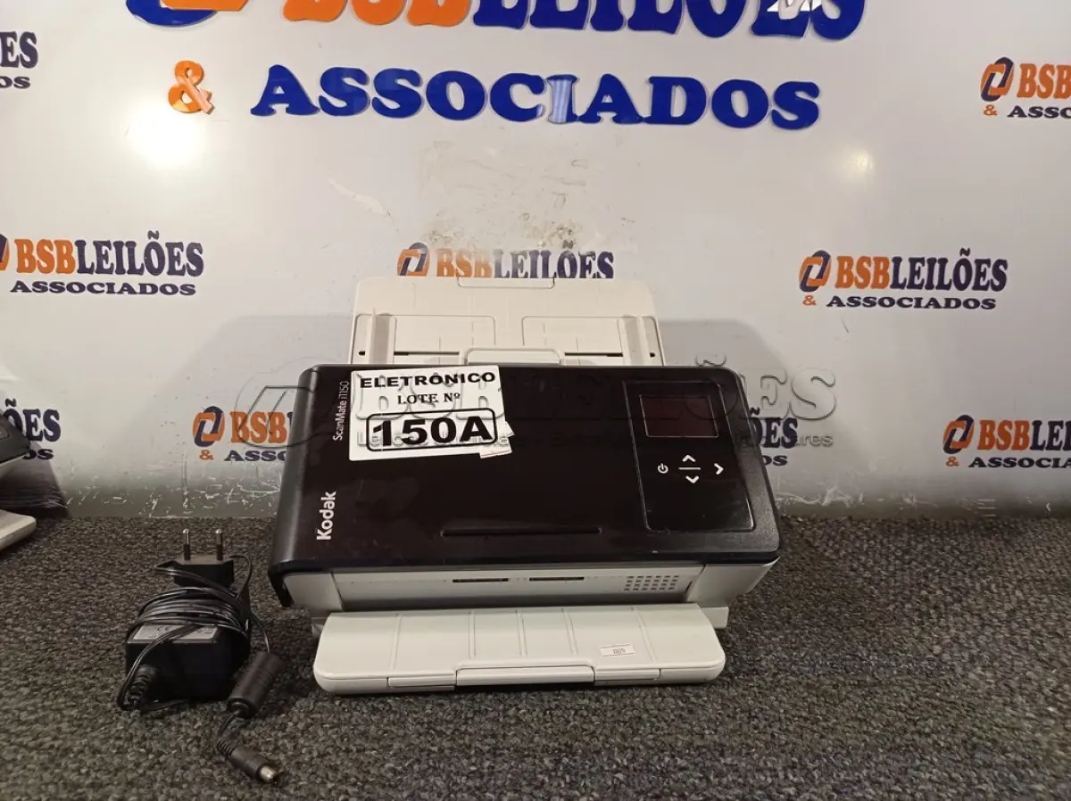 LOTE 150 - 01 SCANER KODAK SCANMATE I1150 COM FONTE (NO ESTADO, NÃO SABEMOS SE FUNCIONA. LEILÃO NÃO TEM GARANTIA E NEM DEVOLUÇÃO, SUJEITO A POSSÍVEIS AVARIAS VISÍVEIS/OCULTAS E/OU AUSÊNCIA DE COMPONENTES)