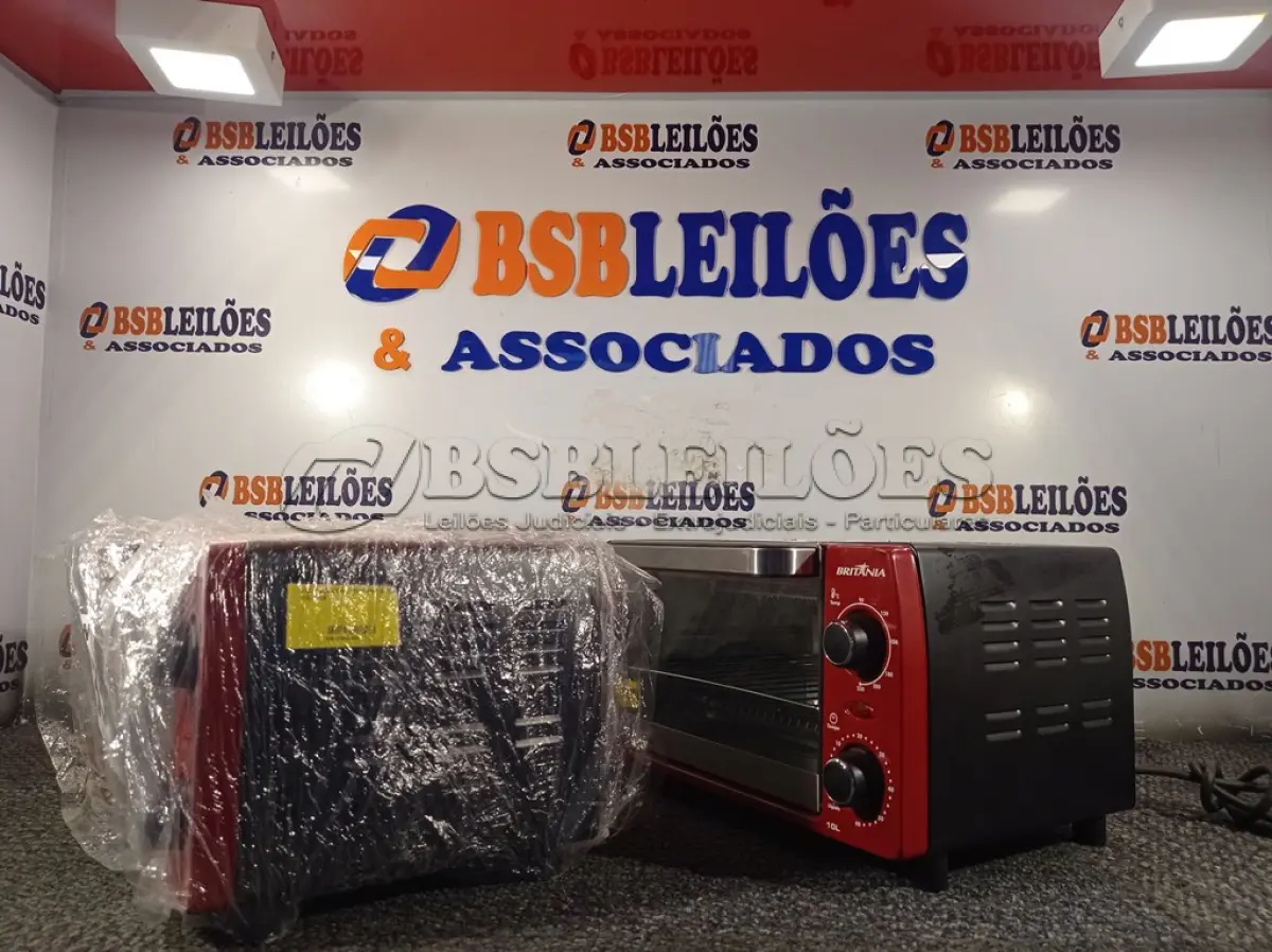LOTE 354 - 02 – FORNOS ELÉTRICOS BRITÂNIA 220VOLTS (NO ESTADO, NÃO SABEMOS SE FUNCIONA. LEILÃO NÃO TEM GARANTIA E NEM DEVOLUÇÃO, SUJEITO A POSSÍVEIS AVARIAS VISÍVEIS/OCULTAS E/OU AUSÊNCIA DE COMPONENTES)