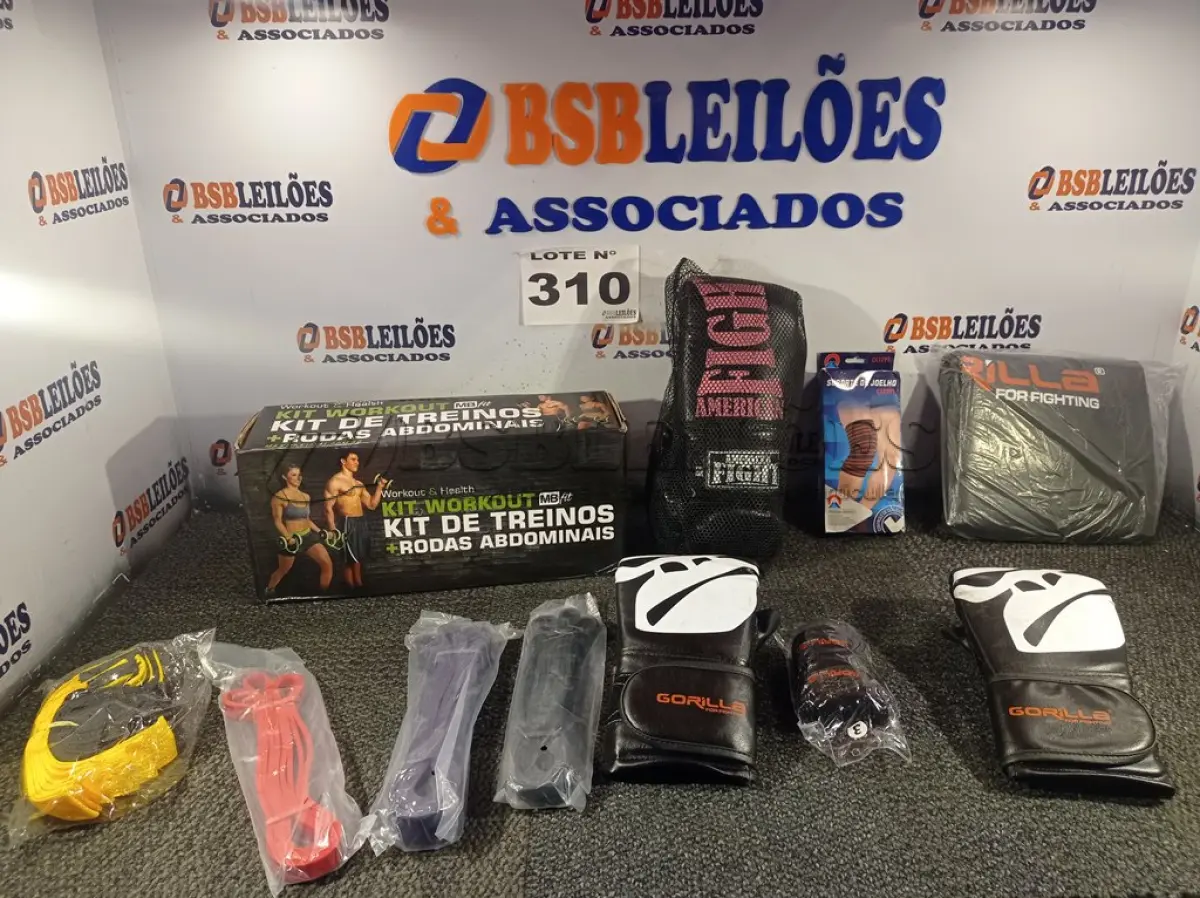 LOTE 310 - 11- ITENS PARA EXERCÍCIOS (NO ESTADO, NÃO SABEMOS SE FUNCIONA. LEILÃO NÃO TEM GARANTIA E NEM DEVOLUÇÃO, SUJEITO A POSSÍVEIS AVARIAS VISÍVEIS/OCULTAS E/OU AUSÊNCIA DE COMPONENTES)