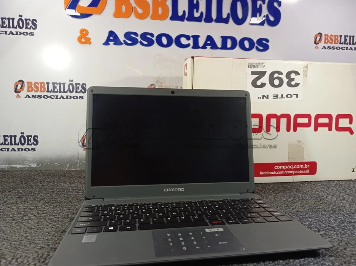 LOTE 392 - 01 - NOTEBOOK INTEL CORE I3 4GB RAM HD 120GB SSD (NO ESTADO, NÃO SABEMOS SE FUNCIONA. LEILÃO NÃO TEM GARANTIA E NEM DEVOLUÇÃO, SUJEITO A POSSÍVEIS AVARIAS VISÍVEIS/OCULTAS E/OU AUSÊNCIA DE COMPONENTES)