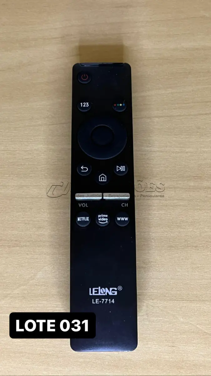 LOTE 031 - 01 CONTROLE PARA TV SMART(NO ESTADO)