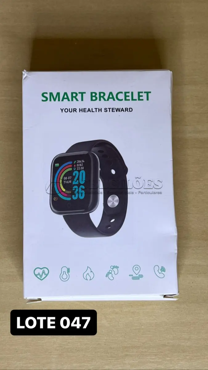 LOTE 047 - 01 SMARTWATCH SMARTBRACELET(NO ESTADO)