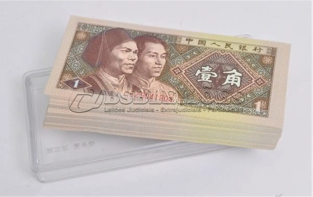 LOTE 205 - 100 NOTAS CHINESAS, DE 1 YIJIÃO - SUPER CONSERVADAS (NO ESTADO)
