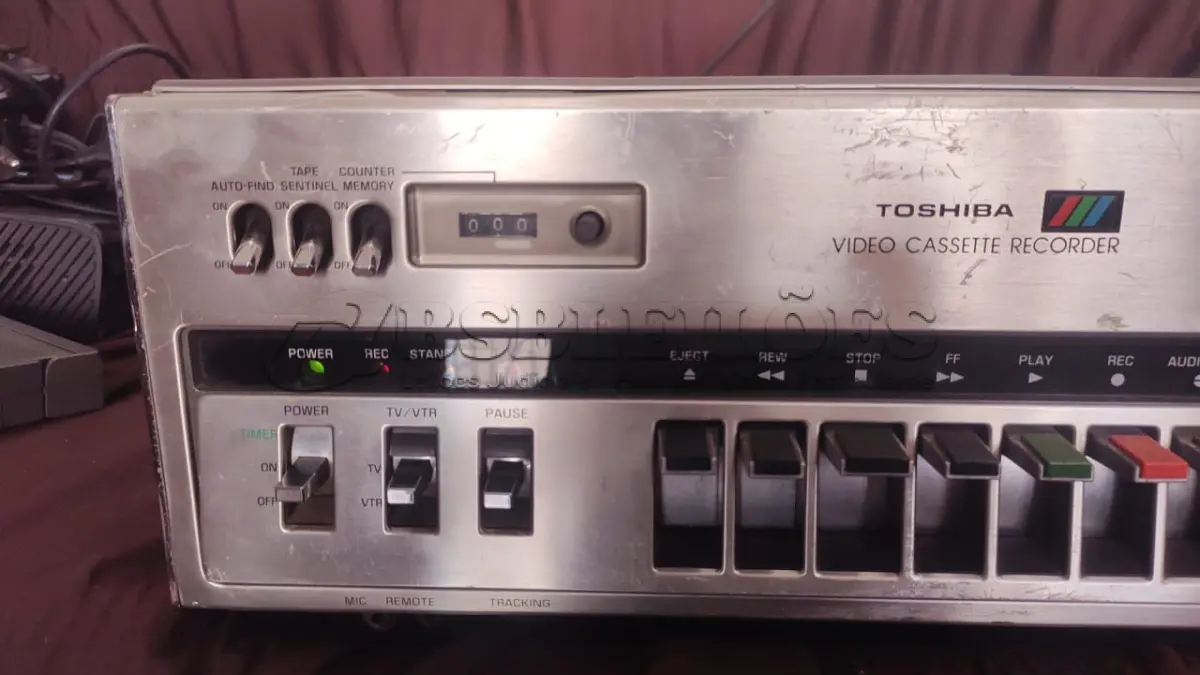 LOTE 341 - VIDEO CASSETE TOSHIBA BETAMAX RARO (NO ESTADO)