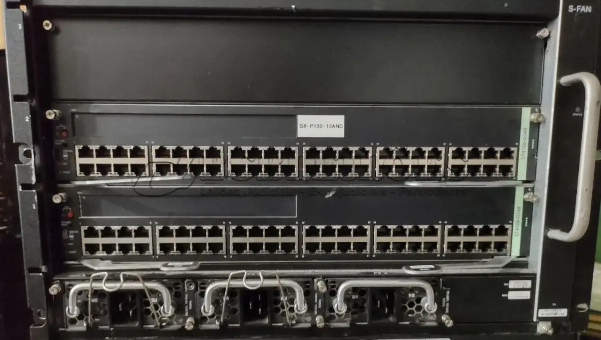 LOTE 353 - APPLIANCE ENTERASYS S3  RETIRADA DO LOCAL FUNCIONANDO (NO ESTADO)