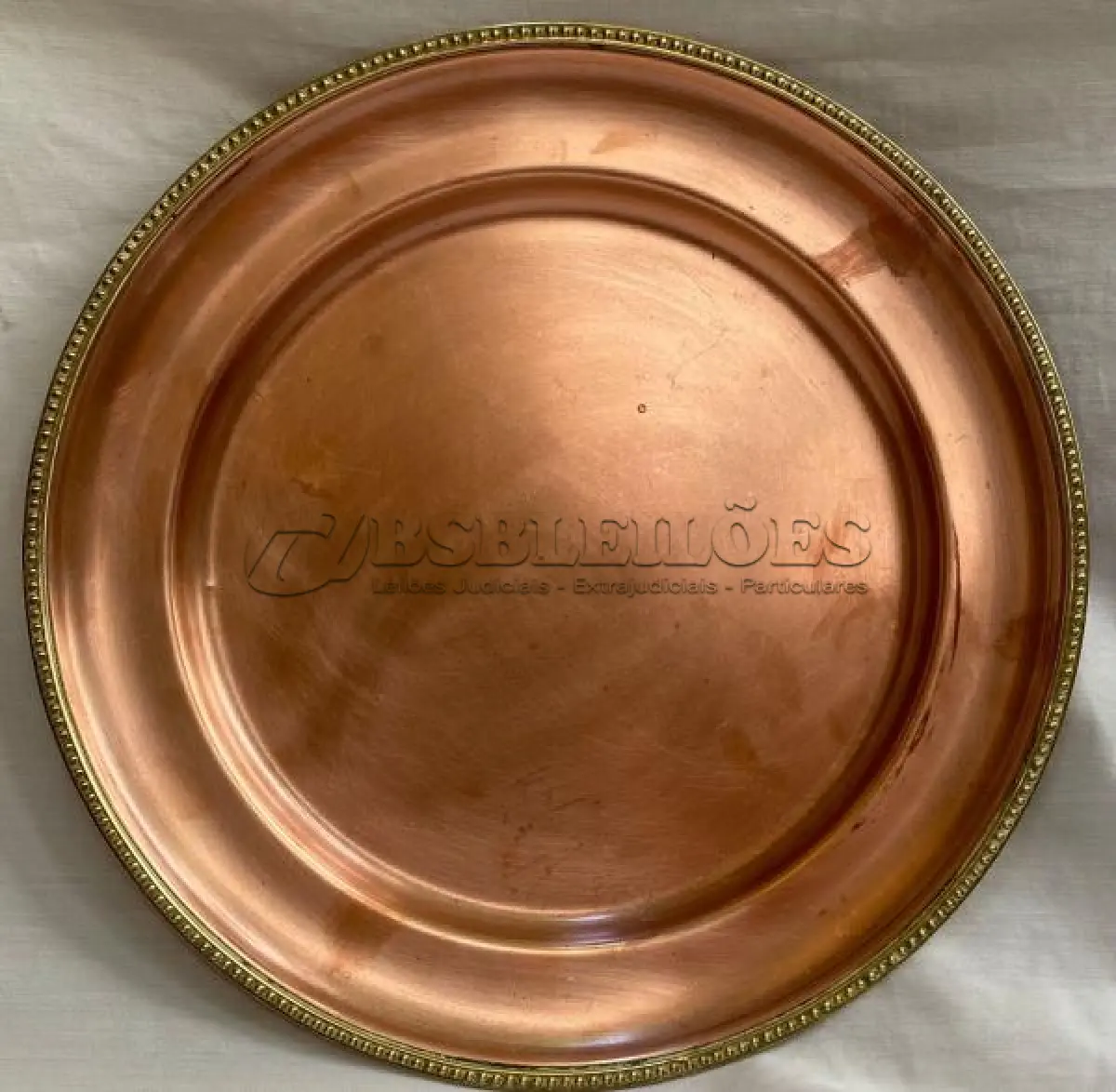 LOTE 336 - FLOREIRA ANTIGA EM BRONZE,  (NO ESTADO)