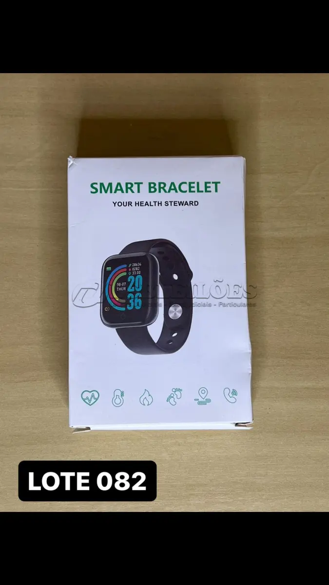 LOTE 082 - 01 SMARTWATCH SMARTBRACELET (NO ESTADO)
