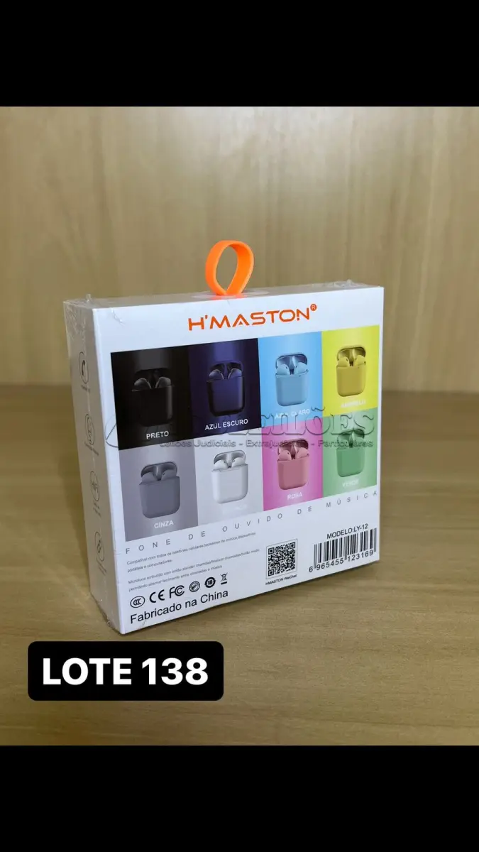LOTE 138 - 01 FONE DE OUVIDO BLUETOOTH (NO ESTADO)